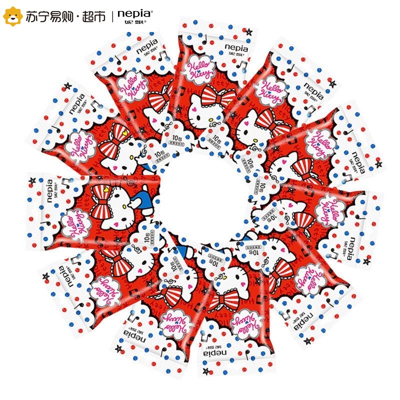 妮飘湿纸巾(凯蒂)10片单片装