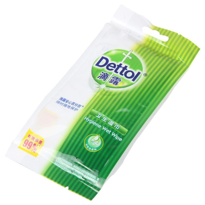 滴露(Dettol) 卫生湿巾 200*150mm 10片/包