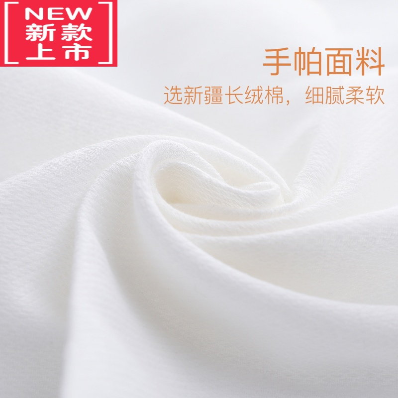 可莉允薄款手帕巾6条装口水巾婴儿手绢纱布宝宝小方巾儿童毛巾
