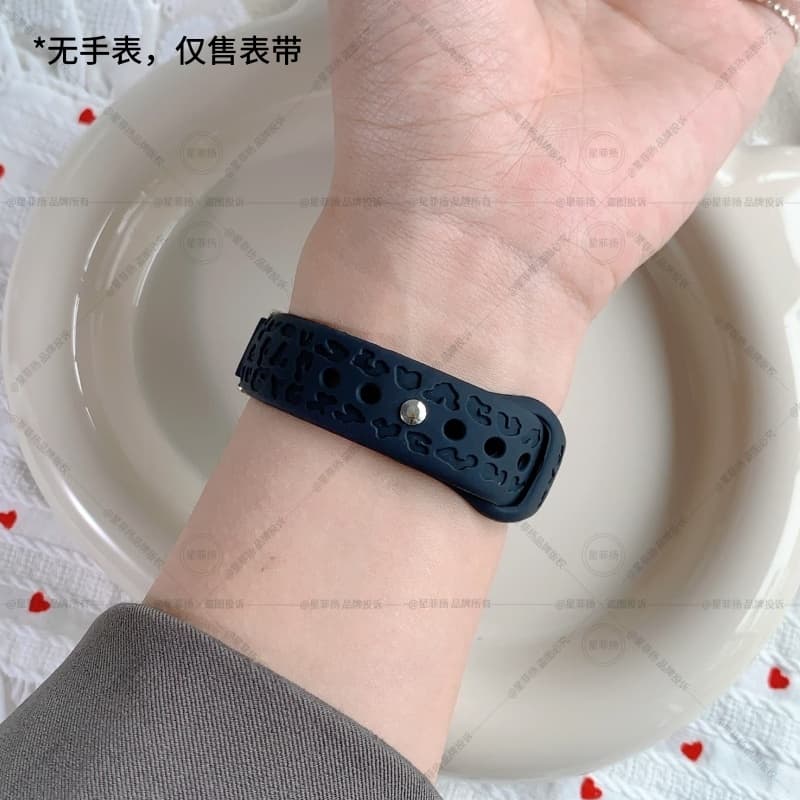 可爱猫爪适用小米手环9表带新款小米手环10表带硅胶镭雕小米手环8表带智能小米10/9陶瓷版手环手表腕带配件3264高清大图