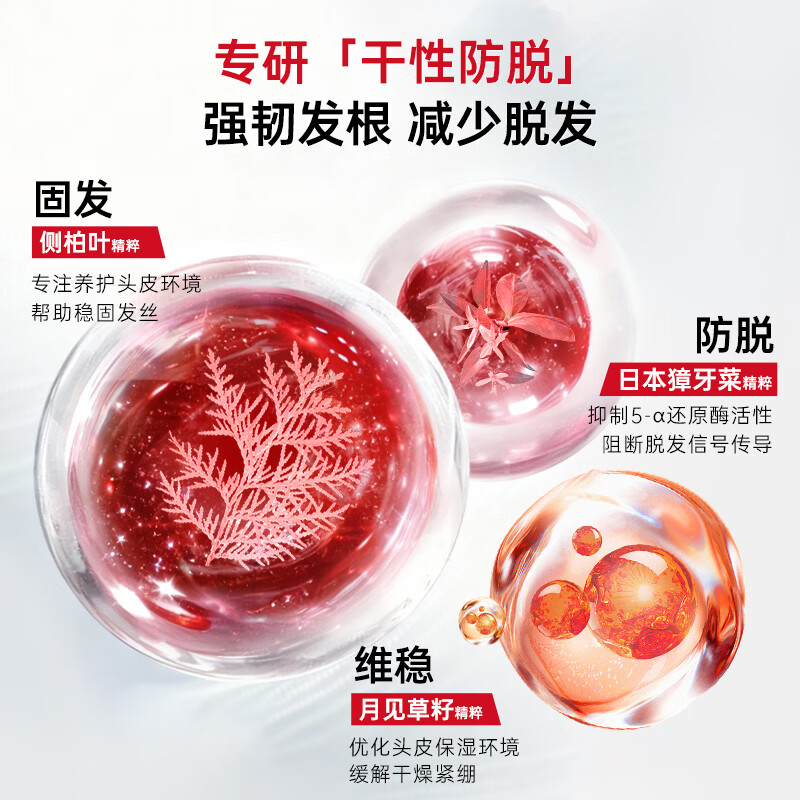 卡蓓诺 防脱 洗护套装(油性脱发)350mL+350mL(白色)高清大图