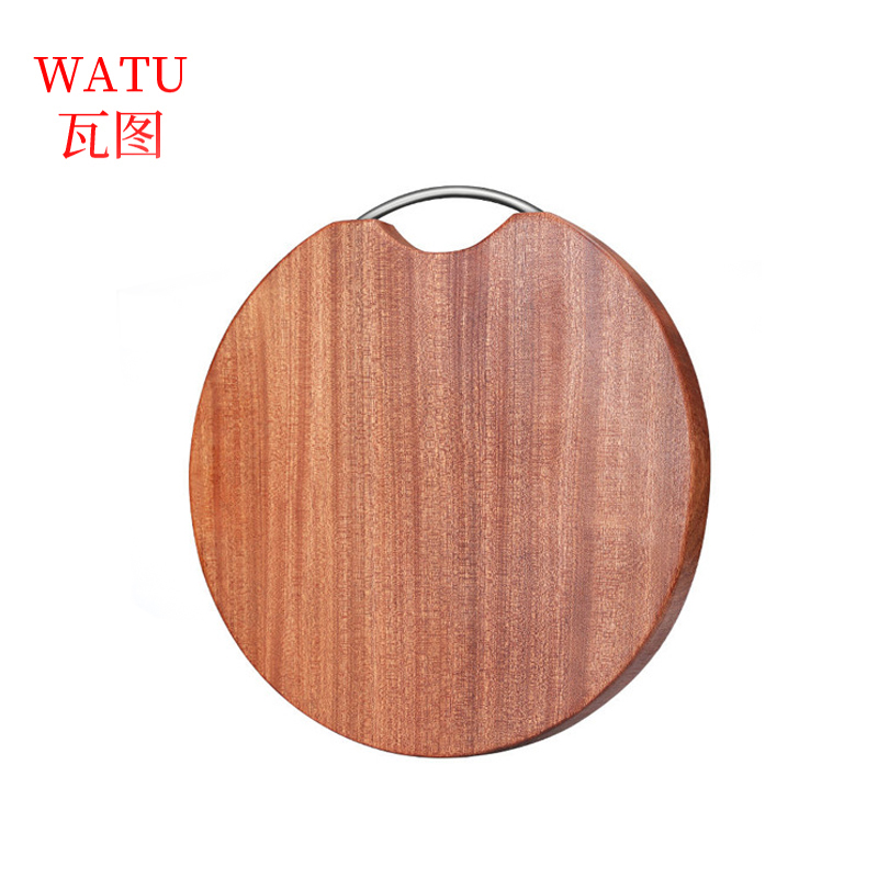 瓦图 圆形乌檀木菜板 40*3cm 个高清大图