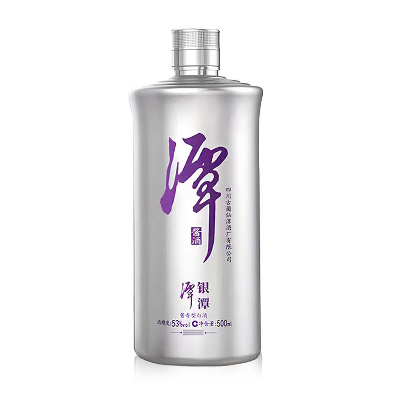 潭酒 银酱 53度500ml 酱香型新老版本年份随机高清大图