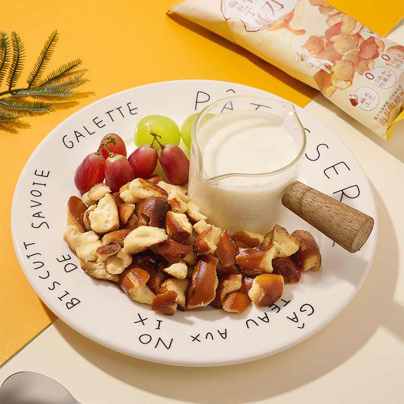 [满199减100]来伊份碱水面包丁(海盐焦糖味)35g面包干网红小吃休闲零食来一份高清大图