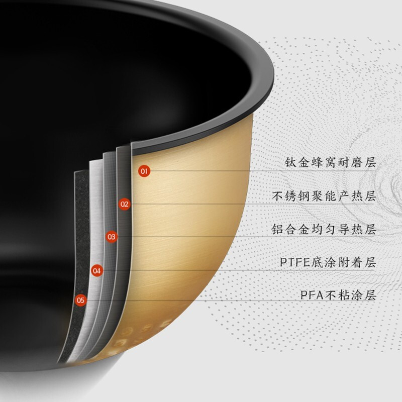 美的(Midea)HS4030电饭煲IH加热 4升香甜饭 焖香wifi智能 预约定时电饭煲