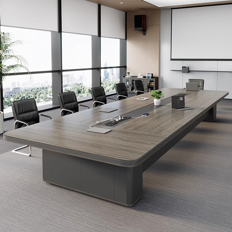 中豫鑫泽 ZYXZ5030129 会议桌简约现代长方形办公室小型会议桌 2.0米单桌高清大图