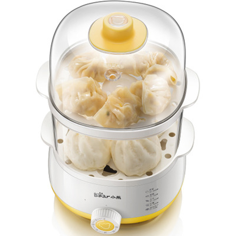 小熊(bear) 煮蛋器 家用早餐迷你机蒸蛋器自动断电微电脑预约定时双层ZDQ-A14R1