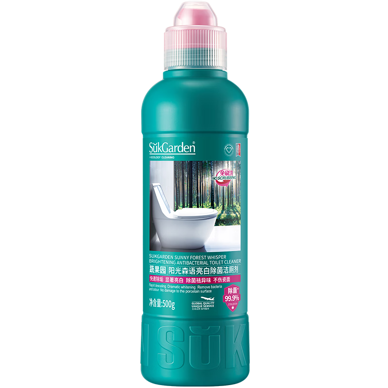 蔬果园洁厕灵 洁厕剂 厕所去污除味 马桶清洁剂 阳光森语洁厕液500g