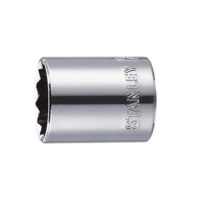 史丹利(Stanley)12.5MM系列英制12角标准套筒31/32寸 96-359-1-22 货期5-10天