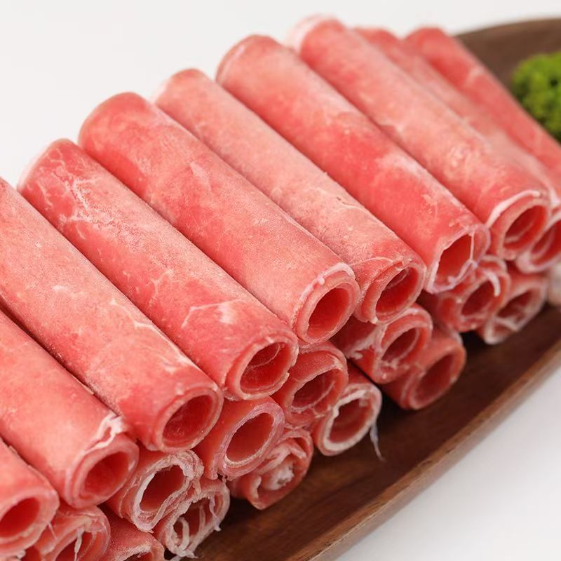 新鲜牛肉牛上脑无添加火锅涮肉内蒙古原切巴林牧场200克*3盒高清大图