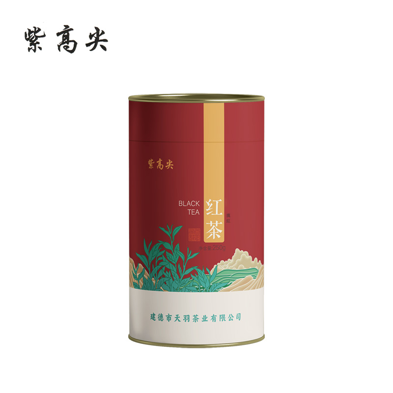 紫高尖滇红250g罐高清大图