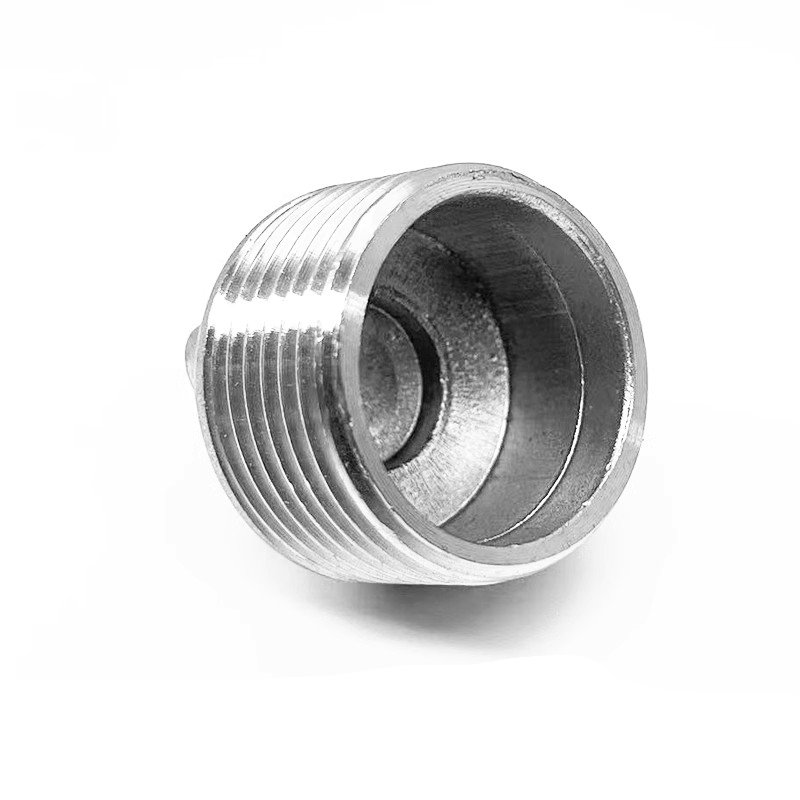 允诚 加厚不锈钢外丝堵 DN32 个高清大图