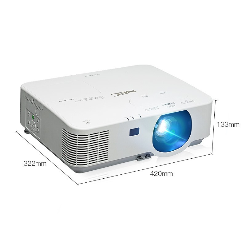 [套餐]日本电气(NEC)NP-CF6600W[上门安装]3LCD高级安装型商务教育办公投影机医疗教学会议培训投影家用