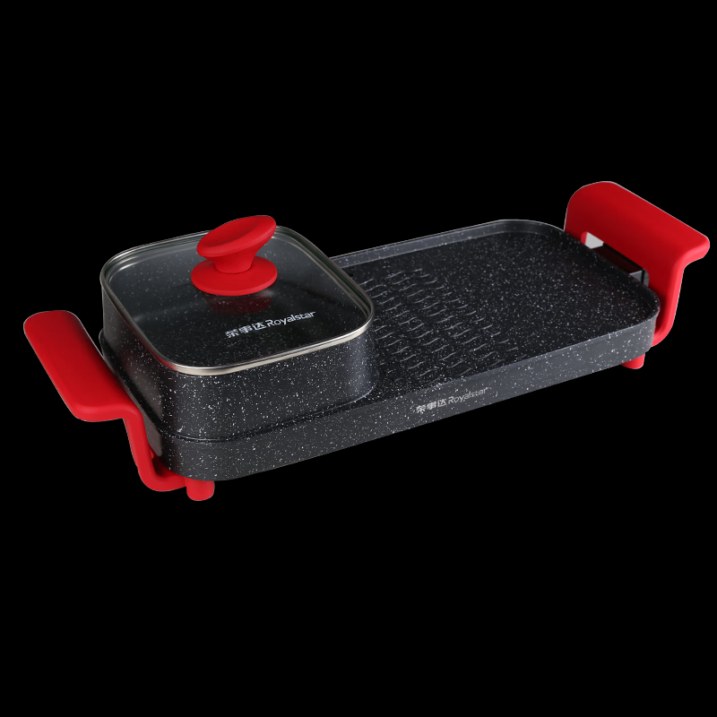 荣事达(Royalstar) 多功能涮烤一体机 RS-SK180B1 红色