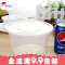 圆形1000ML一次性餐盒塑料打包加厚透明外卖饭盒快餐便当汤碗