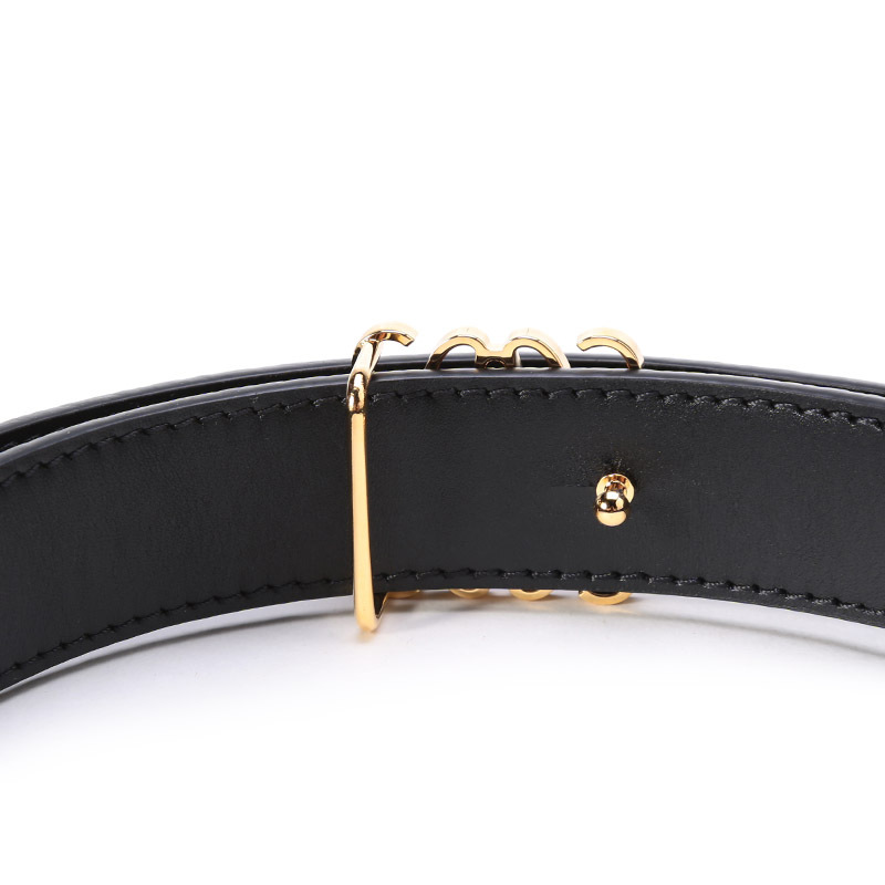 罗意威loewe女士牛皮革anagram搭扣板扣式双面皮带腰带e619z26x02