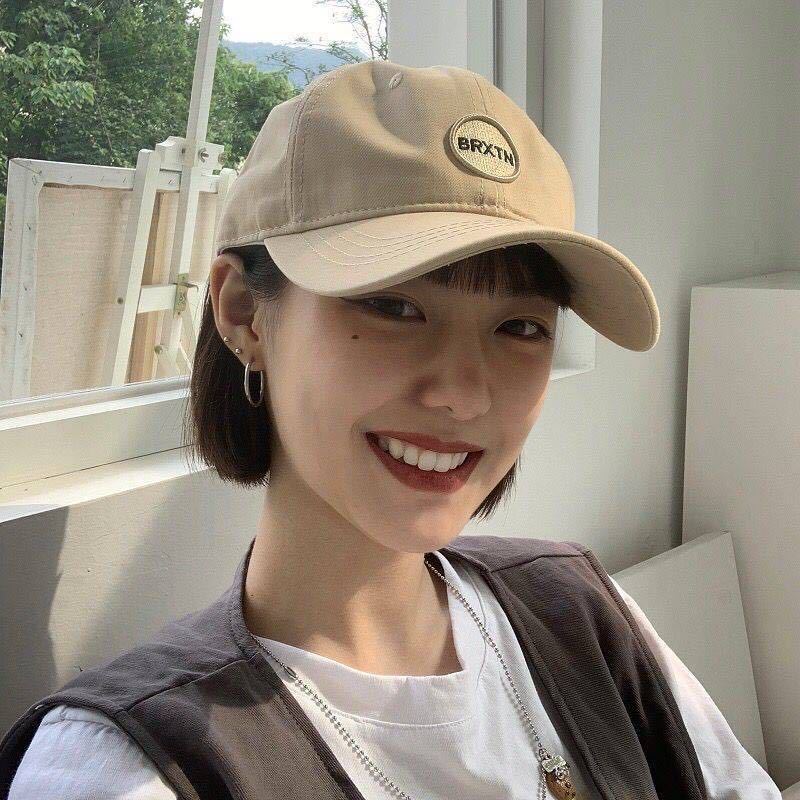 帽子女春秋韩版潮牌ins鸭舌帽百搭防晒遮阳帽男太阳帽夏季棒球帽 藏青(光板) 可调节