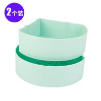 加厚墙上黏贴置物架简易免打孔洗刷壁挂墙壁式拐角层架用品收纳盒