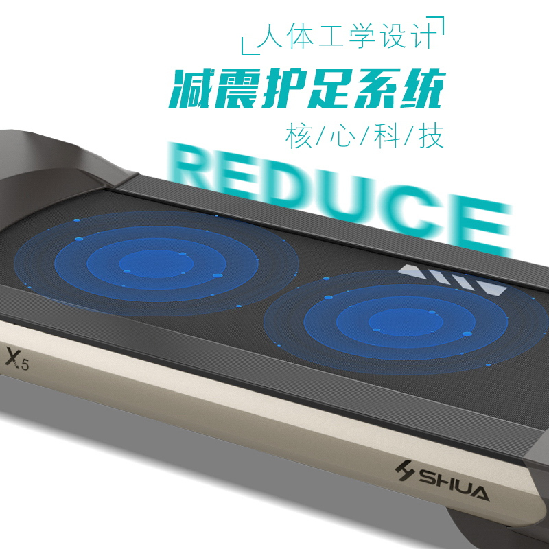 舒华X5家用款跑步机大型多功能电动超静音商用室内健身房减肥5517 SH-T5517i{微信互联+智能触控] 146kg