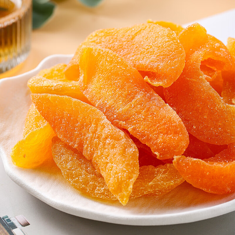 天生好果 黄桃干 200克高清大图