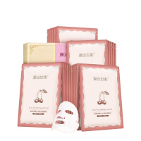膜法世家樱桃深透补水蚕丝面膜贴20片装