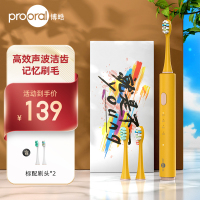 博皓电动牙刷男女情侣款成人充电式全自动电动牙刷防水声波震动牙刷微气泡牙刷 2411/T32