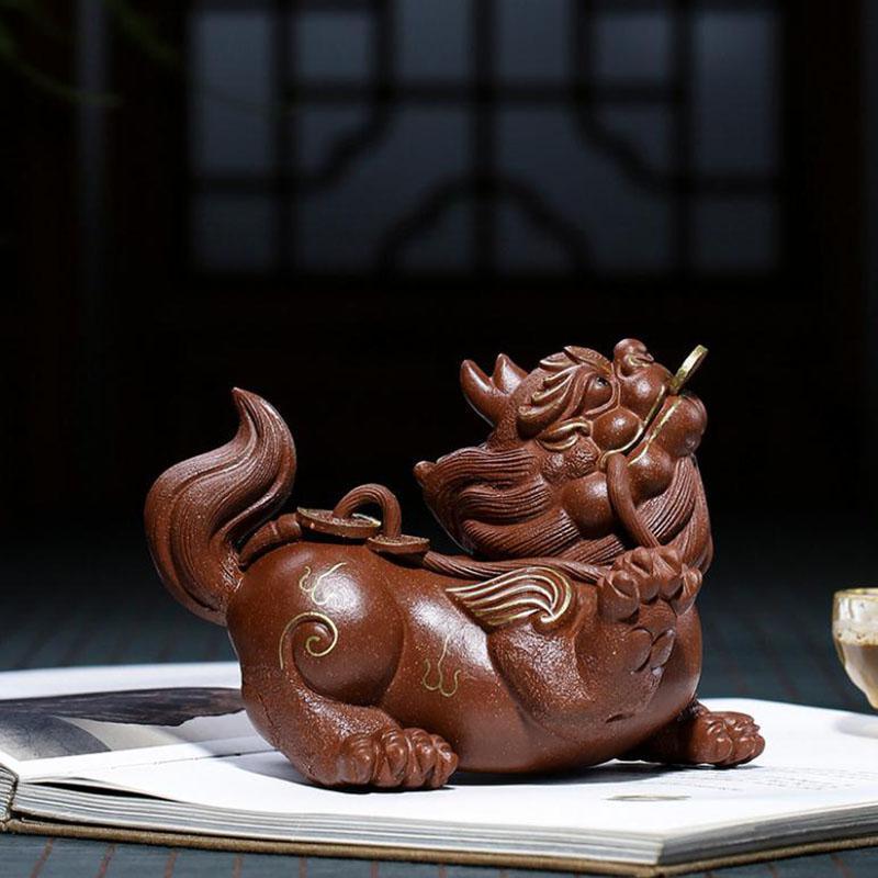 茶宠精品紫砂貔貅