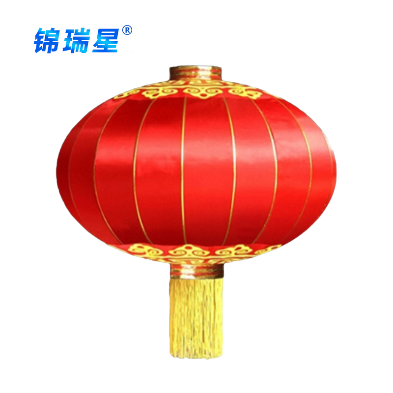 锦瑞星大红灯笼60#直径40cm(绸布)/个