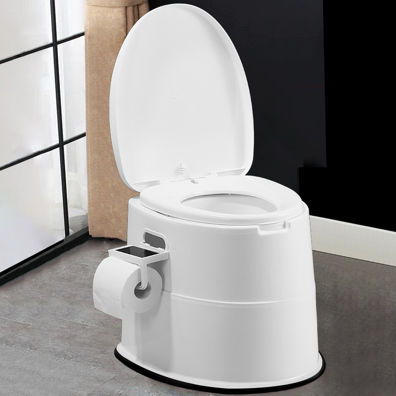 优勤移动马桶孕妇老人坐便器病人便盆便携式塑料尿盆成人室内家用简易