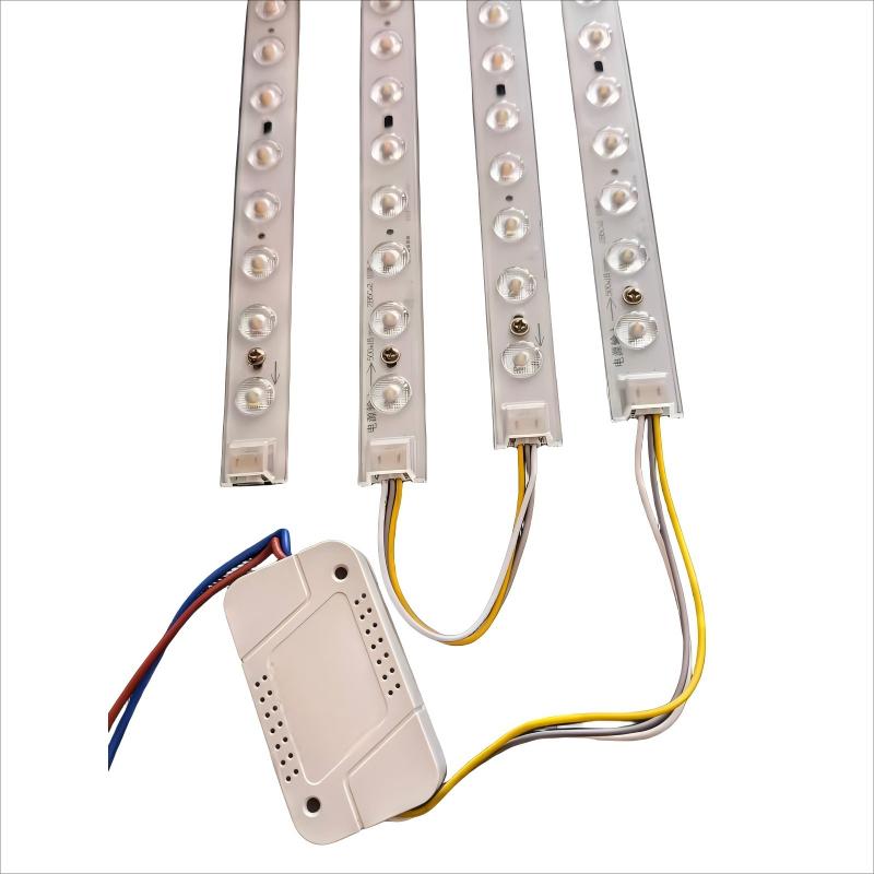 古信LED灯条光源模组一拖四40W白光/个高清大图