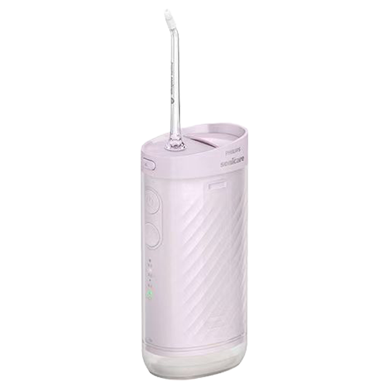 飞利浦(PHILIPS) 冲牙器 伸缩便携洗牙器情侣款送男友/女友生日礼物 含3款专业喷嘴小净瓶HX3331/03就酱紫高清大图