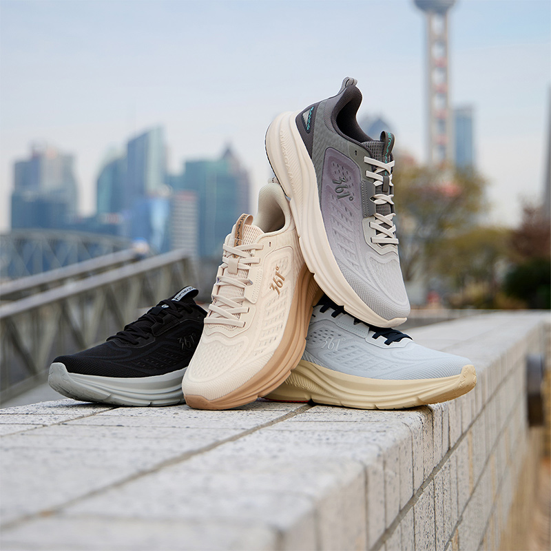 星途SE丨361°男鞋运动鞋新款网面透气跑步鞋减震回弹跑鞋男高清大图