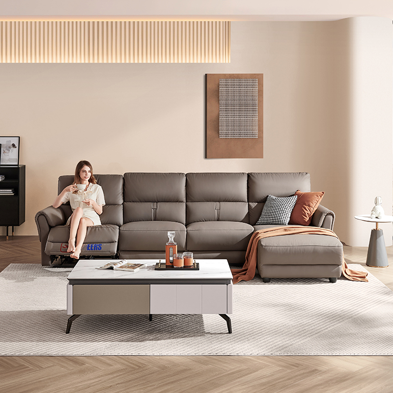 芝華仕(cheers)芝华仕头等舱电动多功能真皮沙发现代简约客厅家用中小