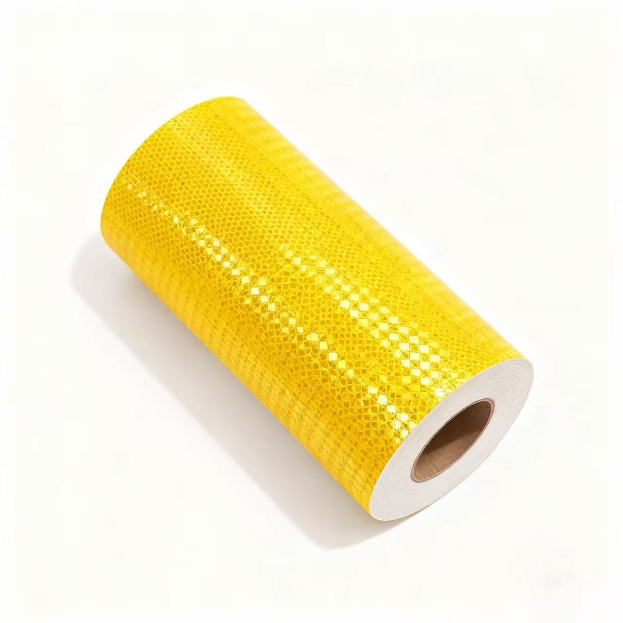 衡雁骏兴 反光胶带 黄色晶彩格 30cm*30m 卷高清大图