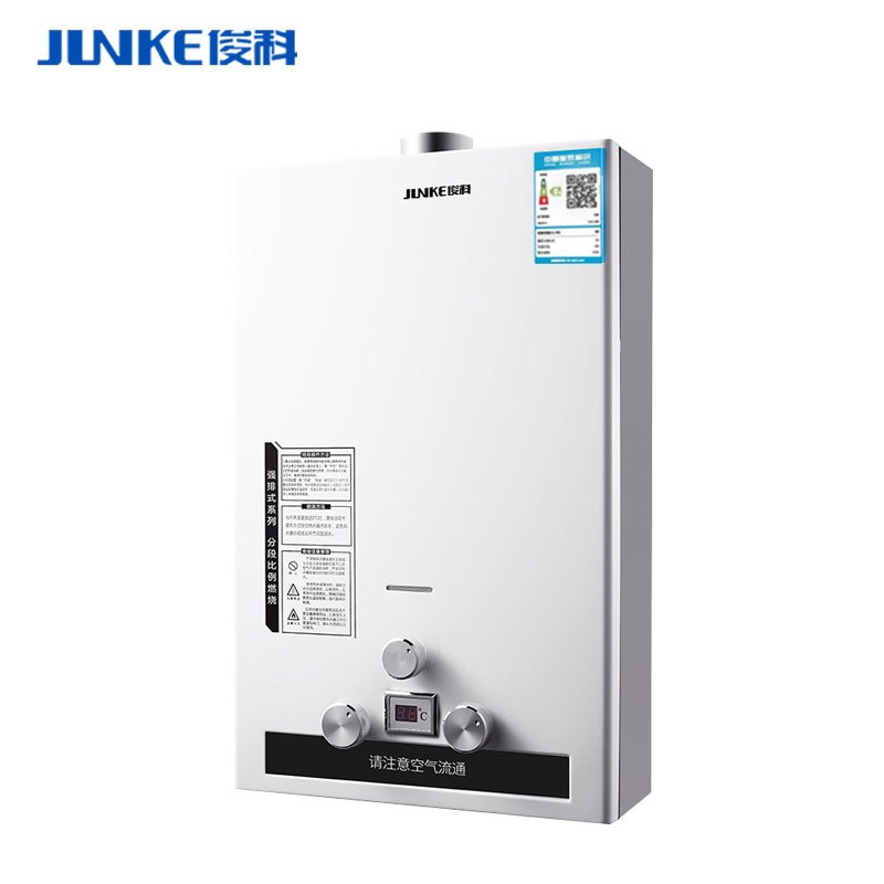 俊科(JUNKE) JSQ20-P23 强排式燃气热水器 家用天然气恒温热水器 10L