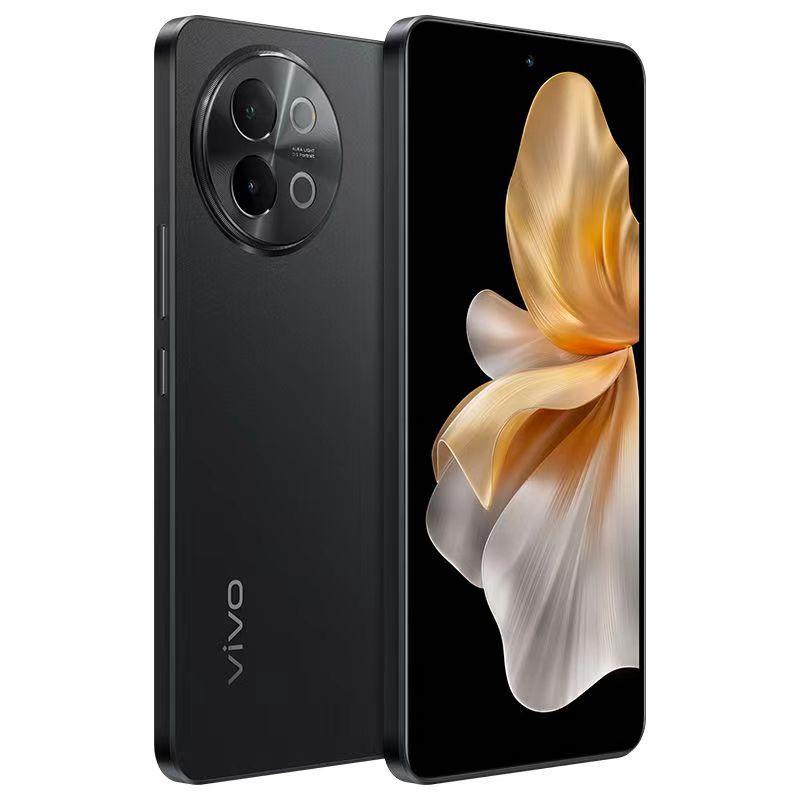 vivo S18e 星夜黑 12GB+256GB 5G 天玑7200旗舰芯 5000万像素 120Hz护眼屏 80W闪充 手机 S18