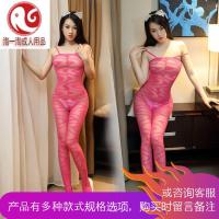 新款情趣玫红连体丝袜女士免脱开裆连身袜制服诱惑骚火辣带