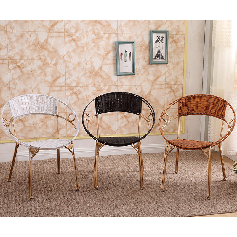 a靠背椅藤椅儿童小藤椅子阳台椅子室外滕椅闪电客单人成人家用编织