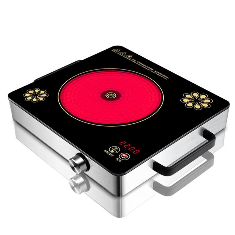 半球电陶炉家用不挑锅大功率爆炒特价正品智能电磁炉小型光波炉花朵
