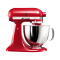 kitchenaid凯膳怡5KSM150PSCCA厨师机家用电器多功能搅拌机料理机全自动小型和面机揉面机 珠光红