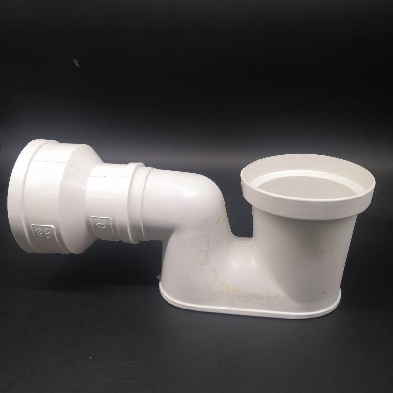 定做 蹲便器弯头 沉水弯 防臭弯 隔臭陶瓷弯头 蹲便器沉水弯 塑料s弯