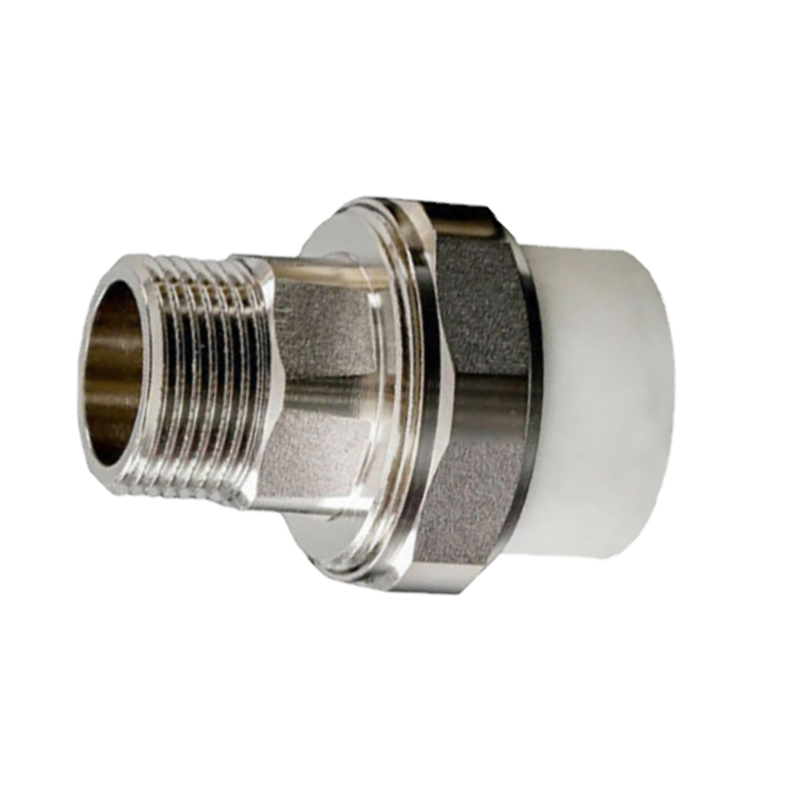 金鉝铭 PPR外螺纹活接 63*2寸 /只高清大图