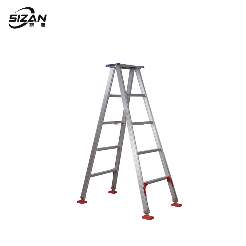 斯赞 加厚铝合金梯子 2米 把高清大图