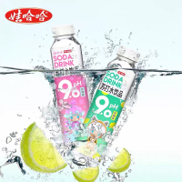 娃哈哈养生方瓶PH9.0苏打水玫瑰味弱碱气泡水苏打水饮料500ml*15/整箱新包装养生方瓶
