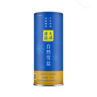 大清淮盐自然雪盐食用盐400gx1罐加碘补碘含碘有碘家用细颗粒海盐不含抗结剂