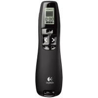 罗技(Logitech) R400 无线演示器 ppt翻页笔 演示笔激光笔电子笔 投影仪遥控笔 十年经典