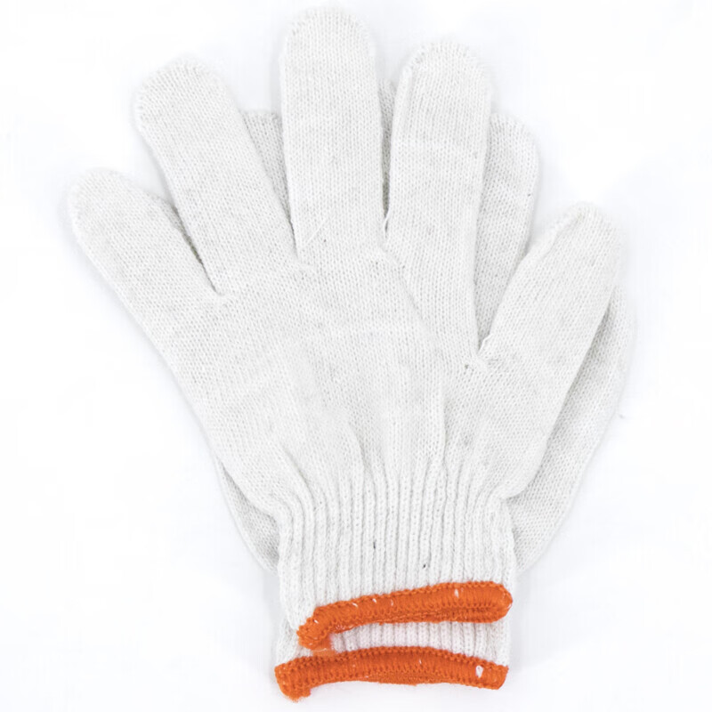 海斯迪克hkw79劳保手套加厚防护防滑耐磨手套普通棉线420克12双