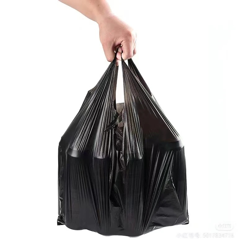 [鑫志友]黑色手提塑料袋 垃圾袋 加厚 26*40cm 100个/捆