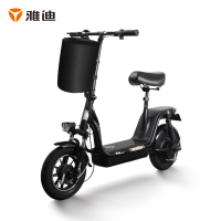 雅迪新款 米乐乐48V电动车 12AH 时尚迷你电动自行车滑板车