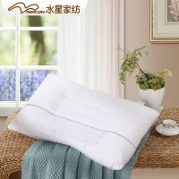 水星家纺(MERCURY)成人枕头学生枕芯 清馨荞麦健眠枕 白色 48*74cm春季助眠枕头
